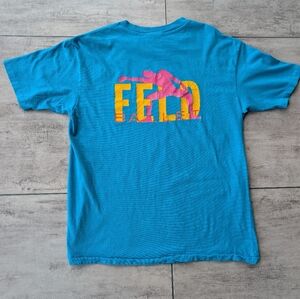 Ultra Rare Vintage Hanes Beefy T Teal Ballet Single Stitch Graphic T Shirt XL